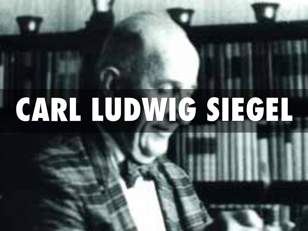 carl Ludwig Siegel