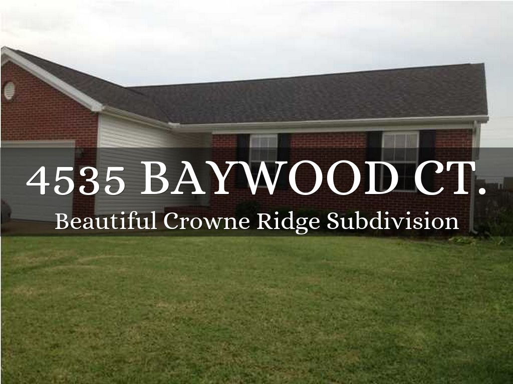 4535 Baywood Ct.