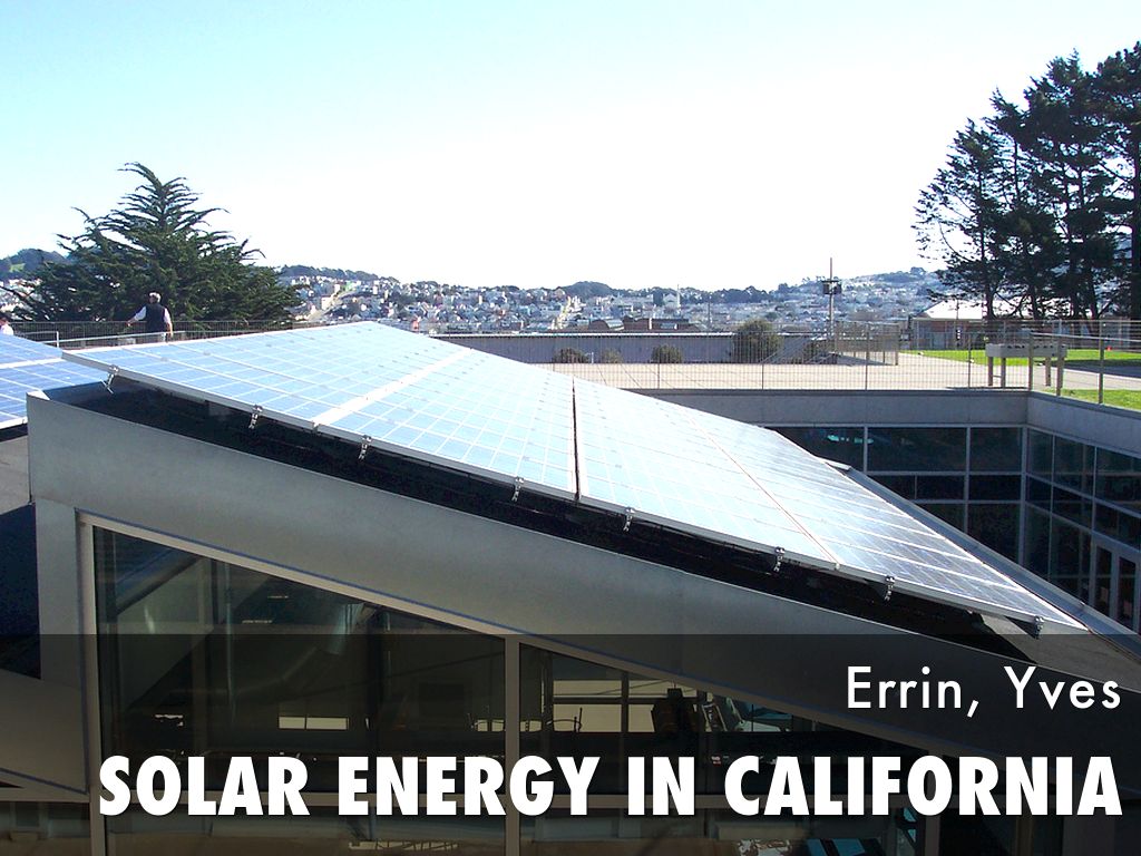 Solar Energy In California