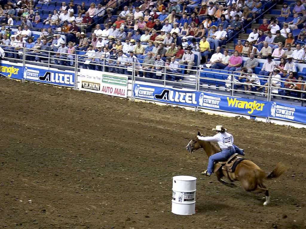 Barrel Racing by Jersey Voss