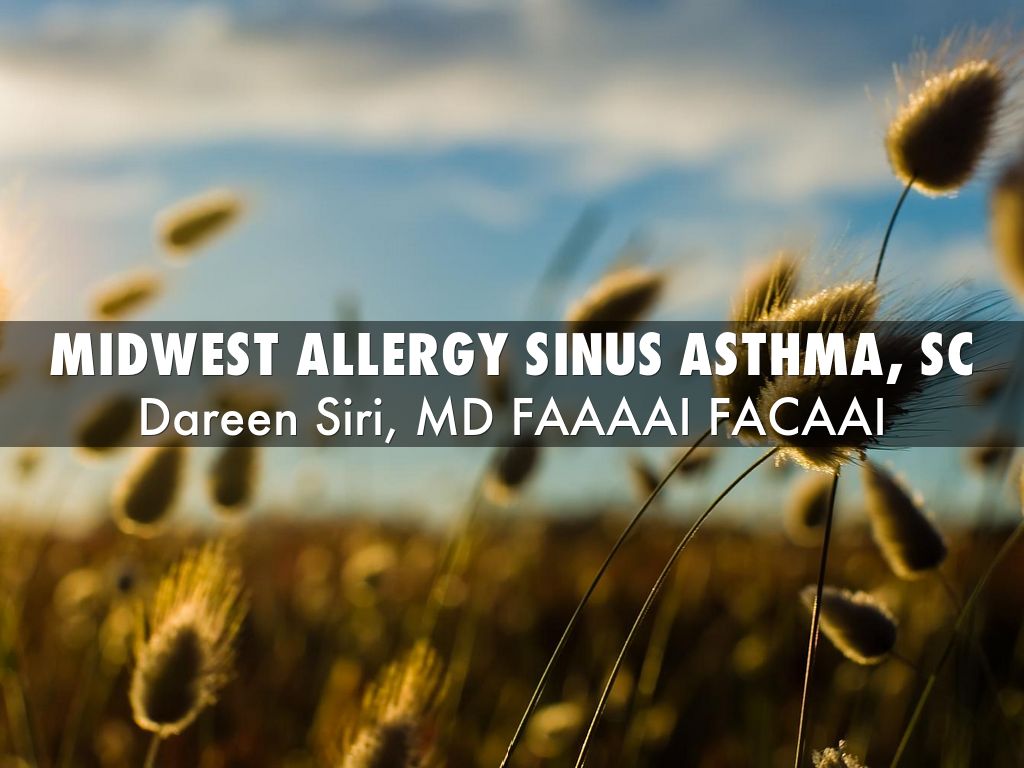 Midwest Allergy Sinus Asthma SC Dr. Siri by dareensiri