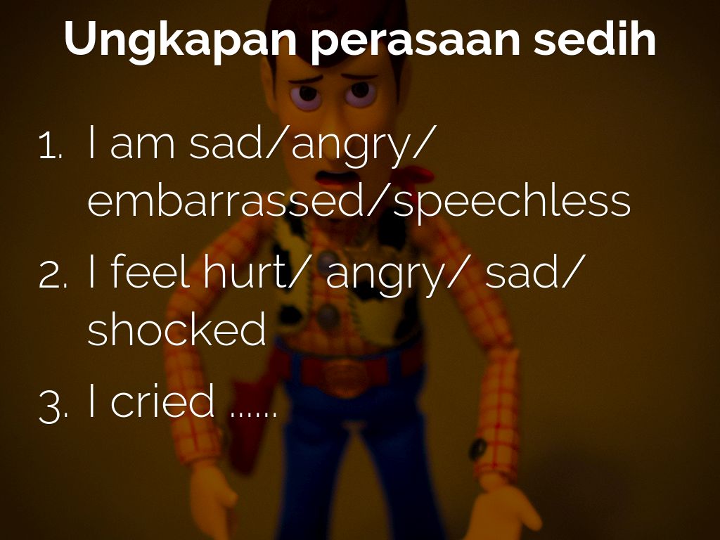 Expressing happiness and sadness by Hafniliana Siregar