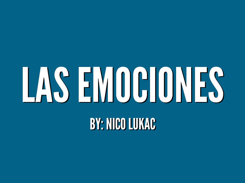 Las Emociones 