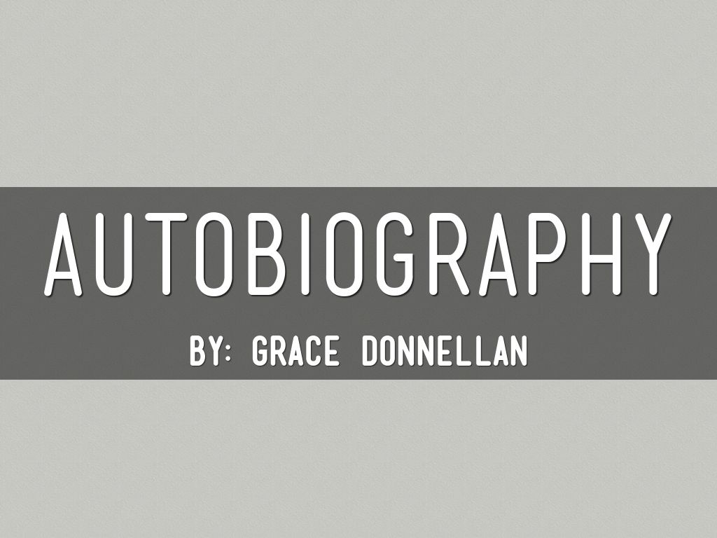 Autobiography