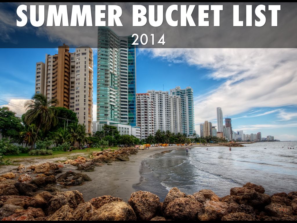 Summer bucket list