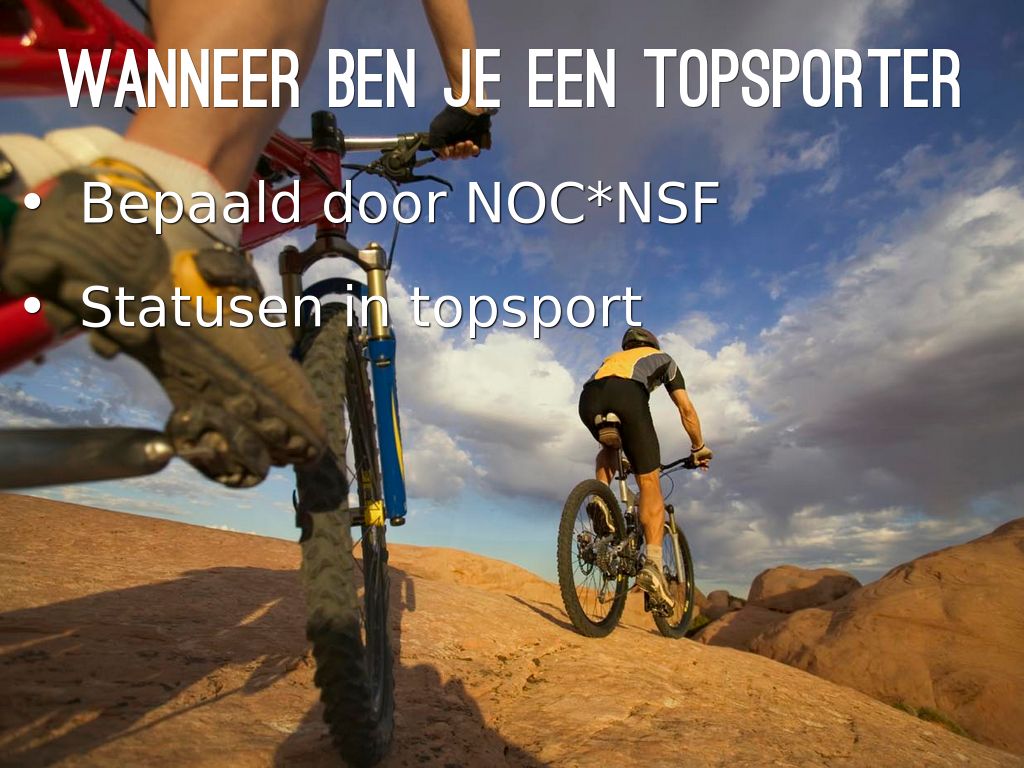 Wanneer Ben Je Een Topsporter