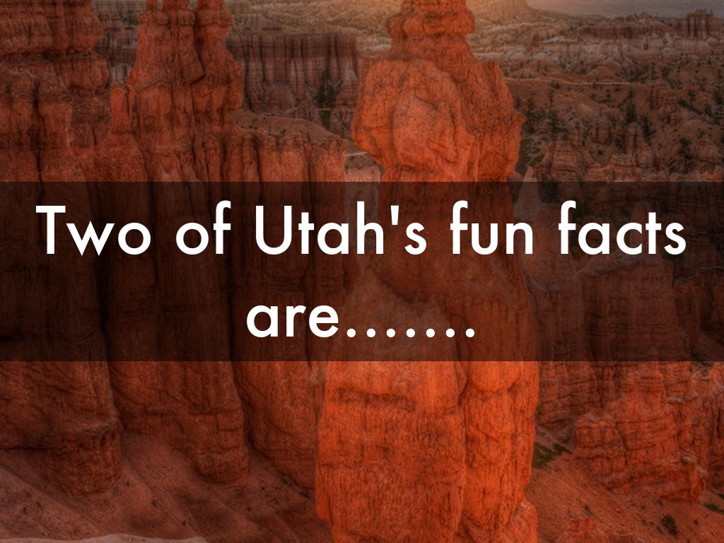 Paragraph about two fun factsUtah by vc4481