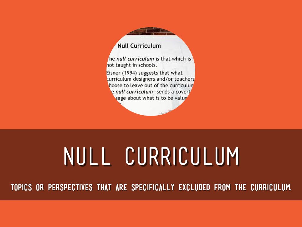 what is null curriculum