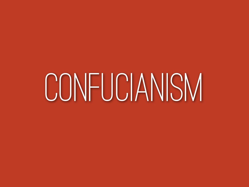 Confucianism