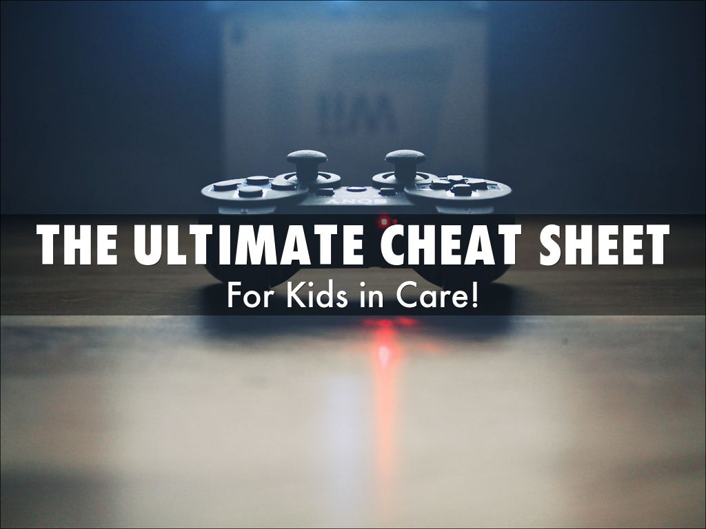 The Ultimate cheat sheet