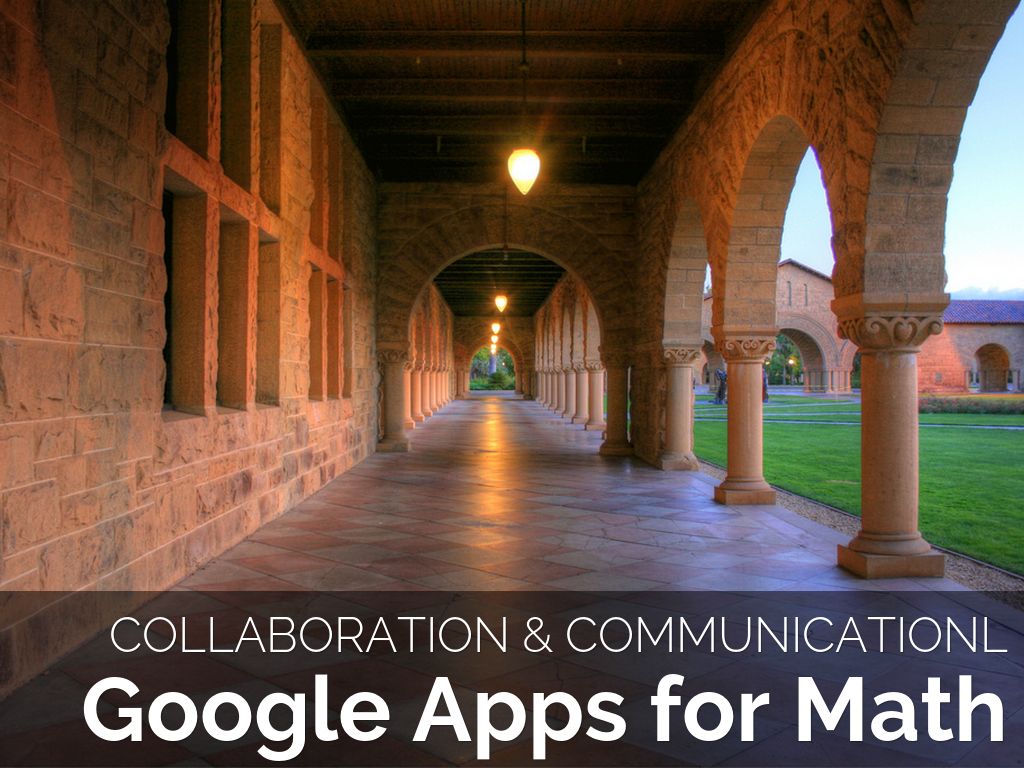 Kopie von Google Apps and Math