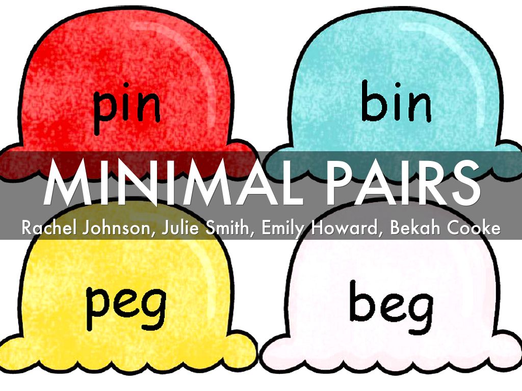 Minimal Pairs