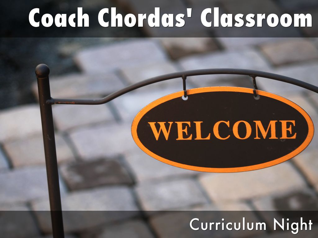 Coach Chordas' Classroom