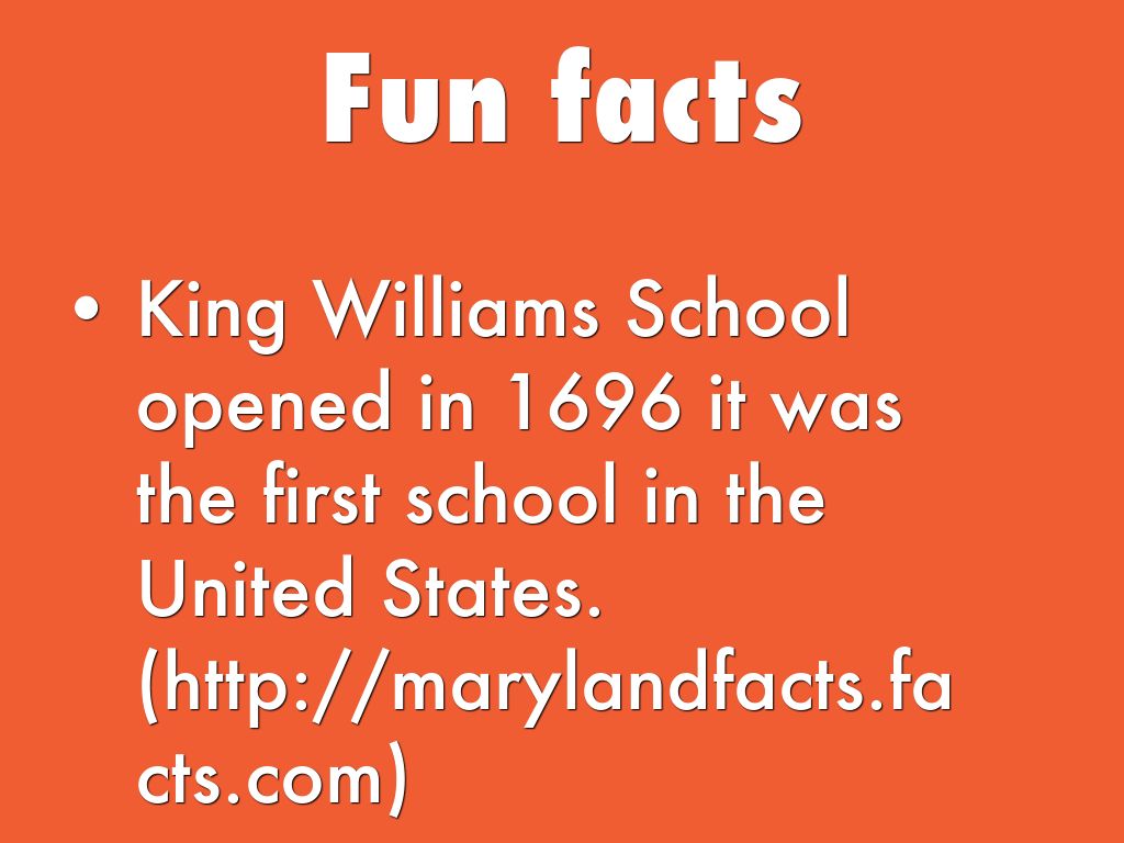 Fun facts