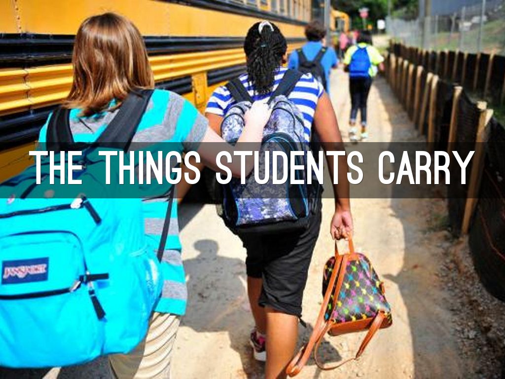 The Things Students Carry by 156606
