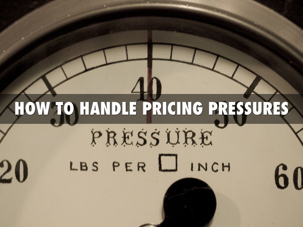 Price Pressures 