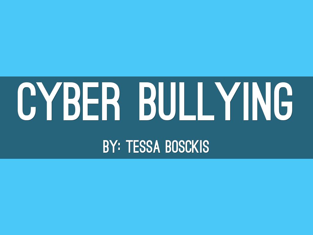 cyber bullying
