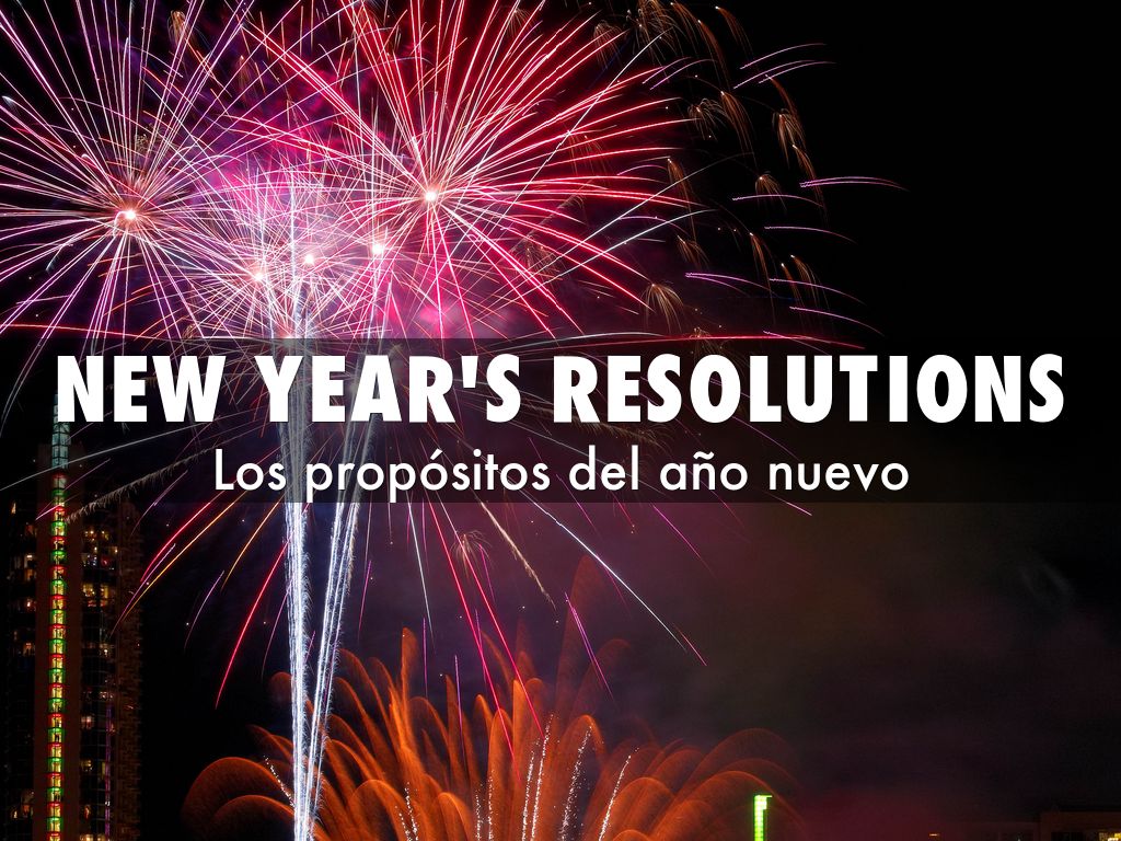 New year's resolutions