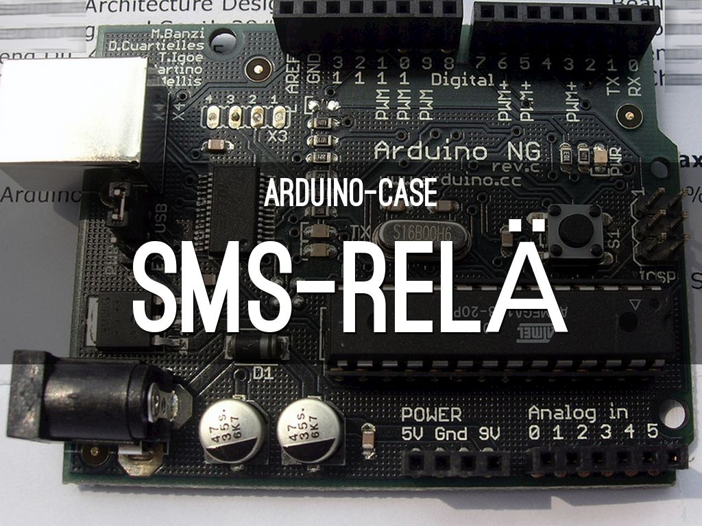 Arduino Case: SMS-relä
