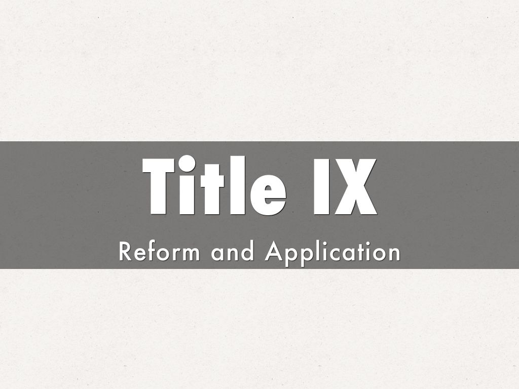 Title IX