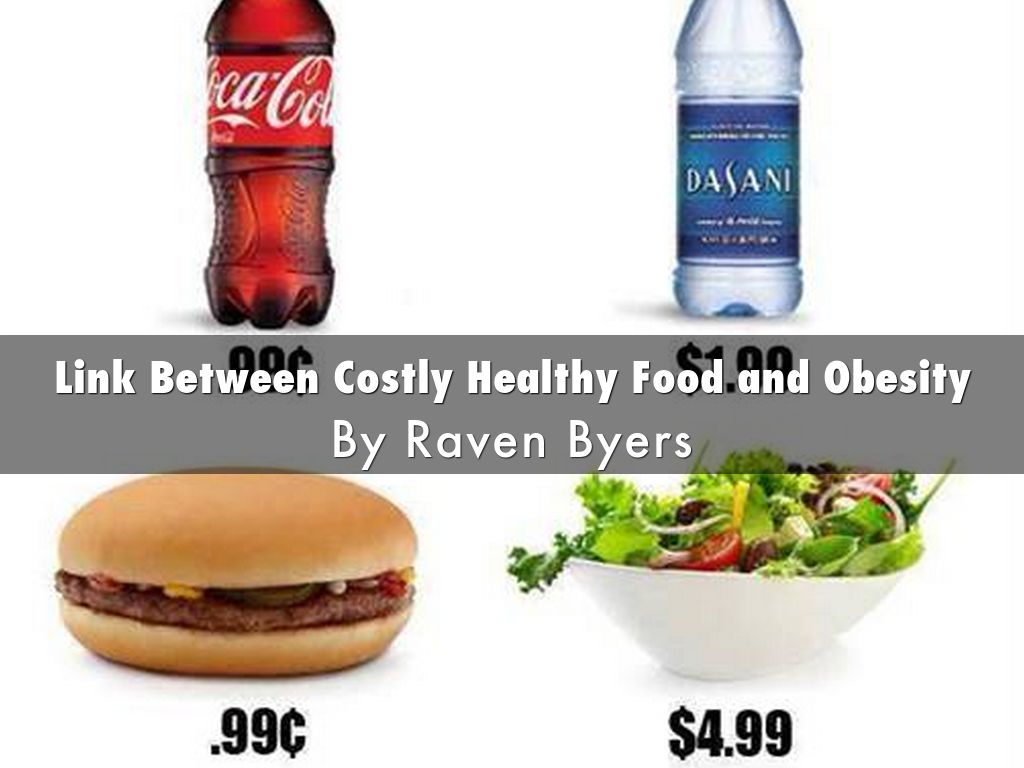Link Between Costly Healthy Food and Obesity