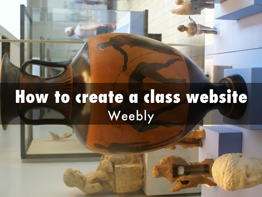How to create a class website