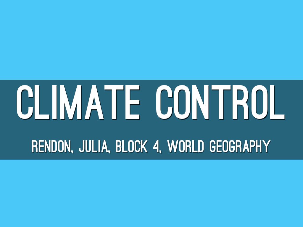Climate Control