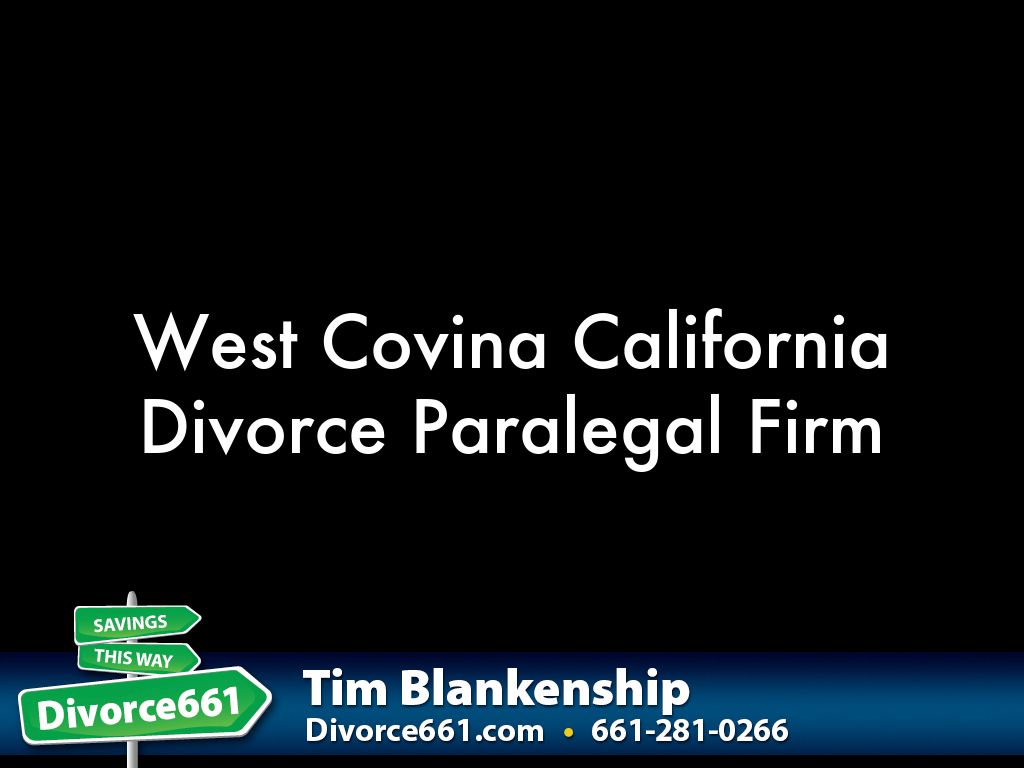 West Covina California Divorce Paralegal Firm by Tim