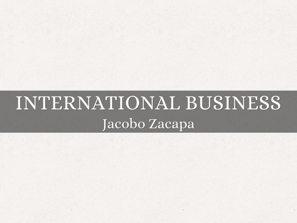 International Business