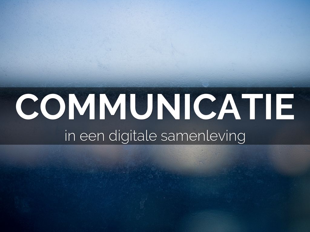 Communicatie