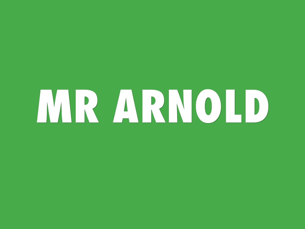 Mr Arnold