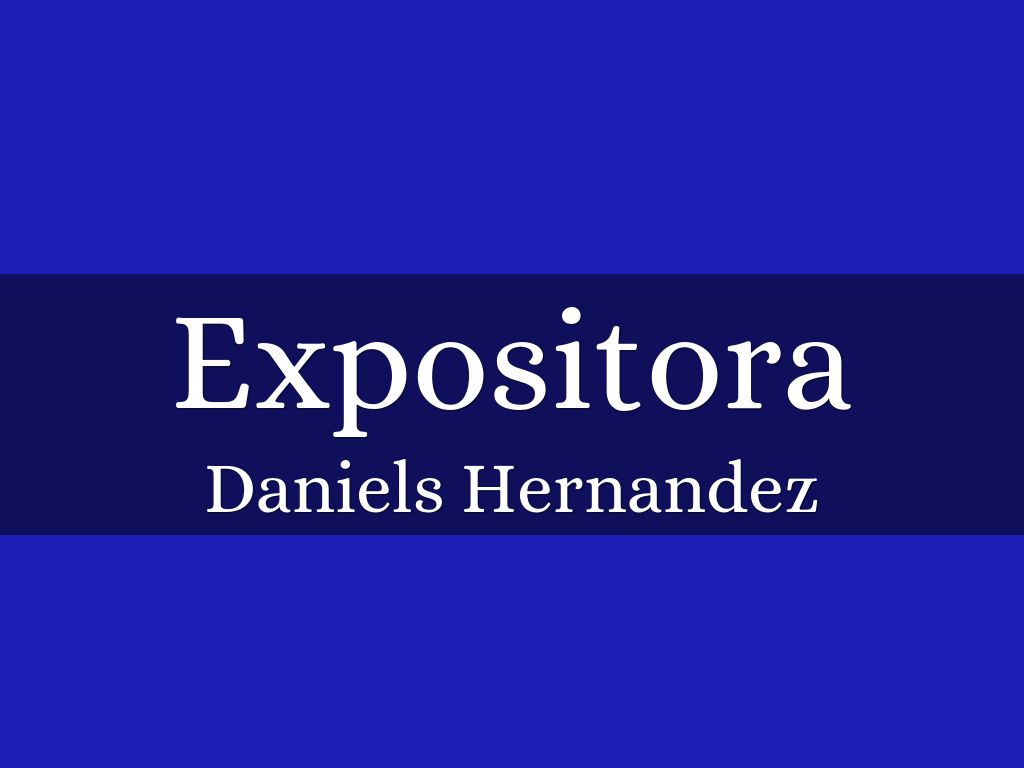 Expositora