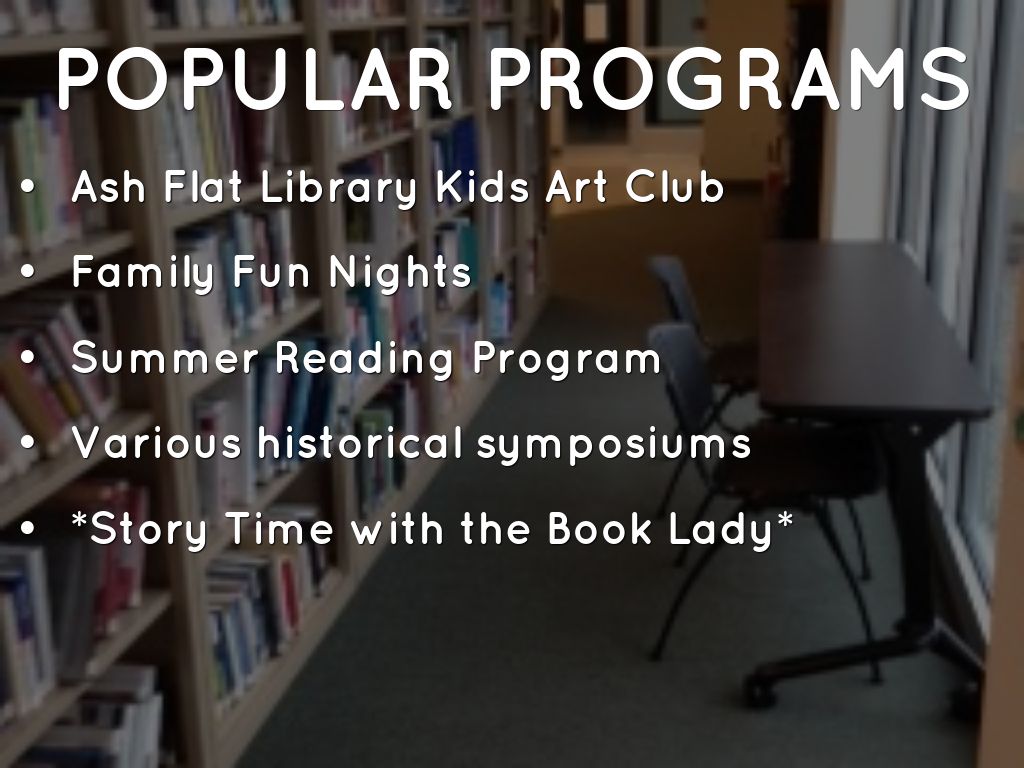 Public Library Program Observation by ashley.lewis