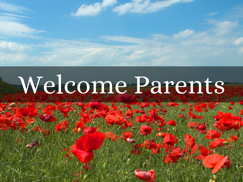 Welcome parents