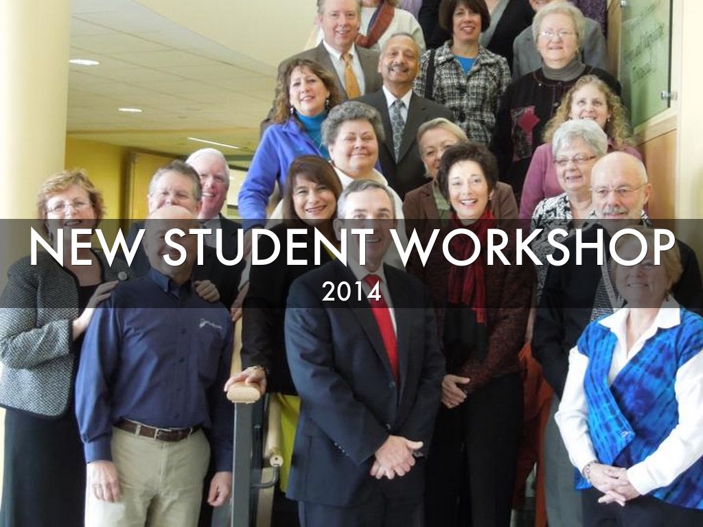 New Student Workshop 2014