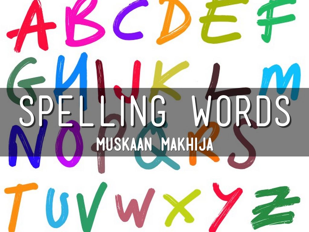 Spelling Words