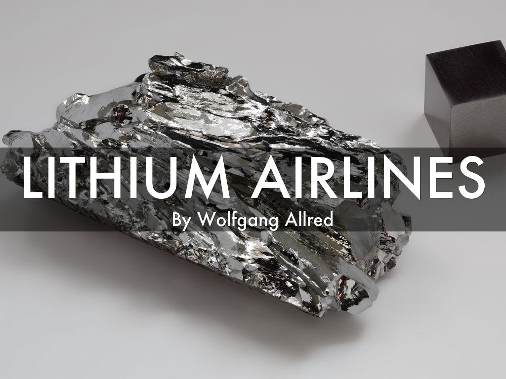 Lithium airlines