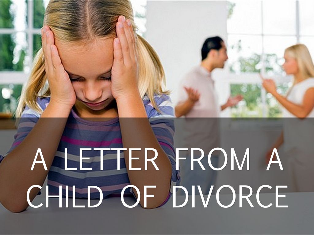 A LETTER FROM A CHILD OF DIVORCE