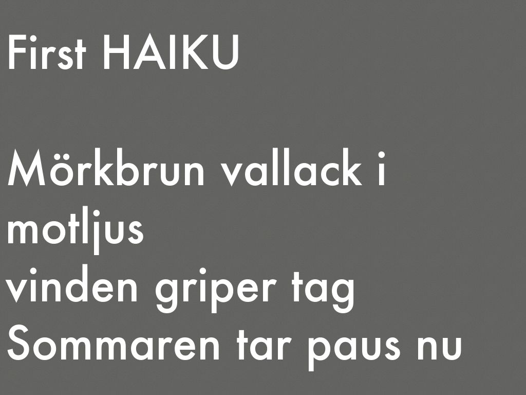 Title summer Haiku 1