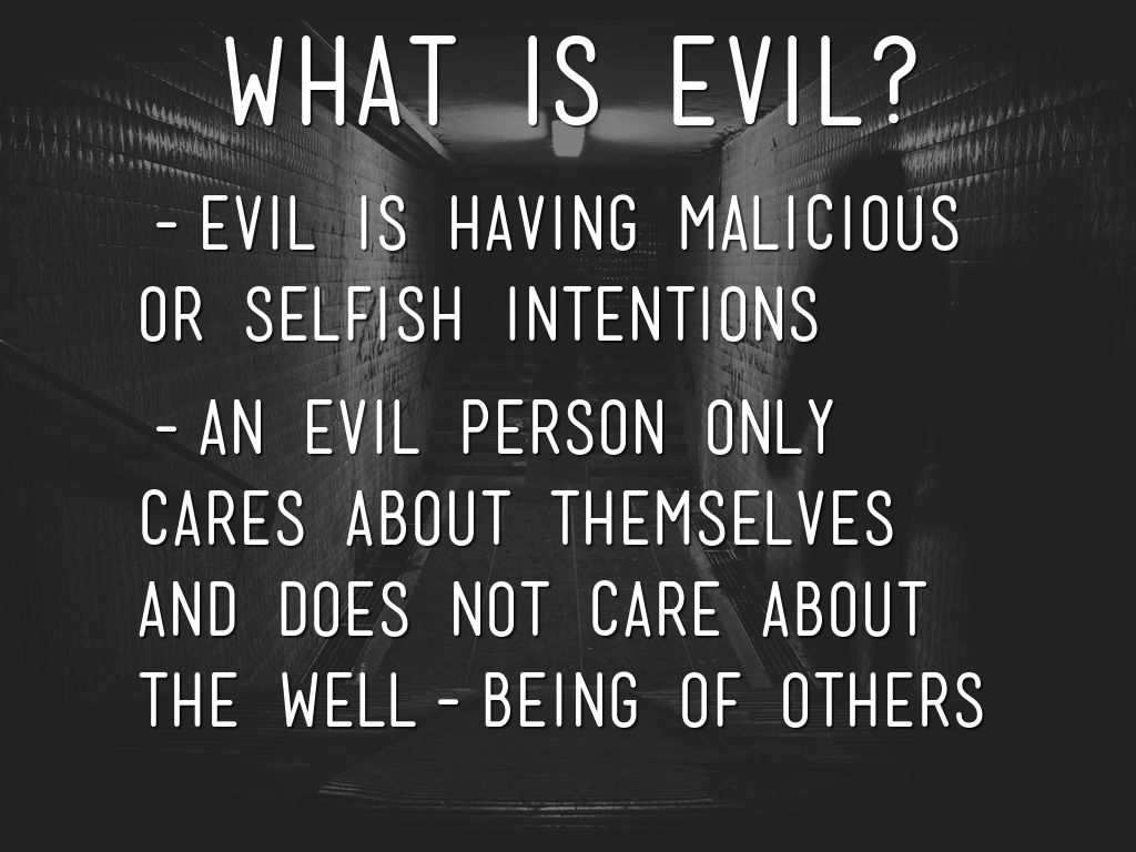 Haiku Deck: Good, Evil, and Free Will by shaylaphung