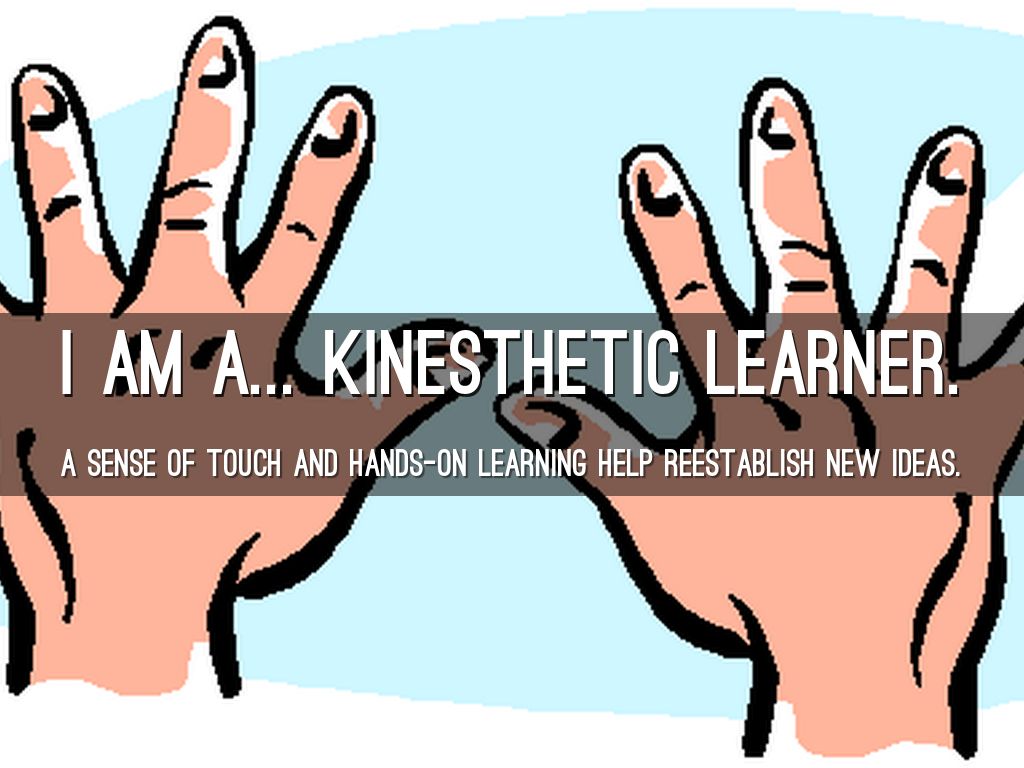 kinesthetic learning clipart