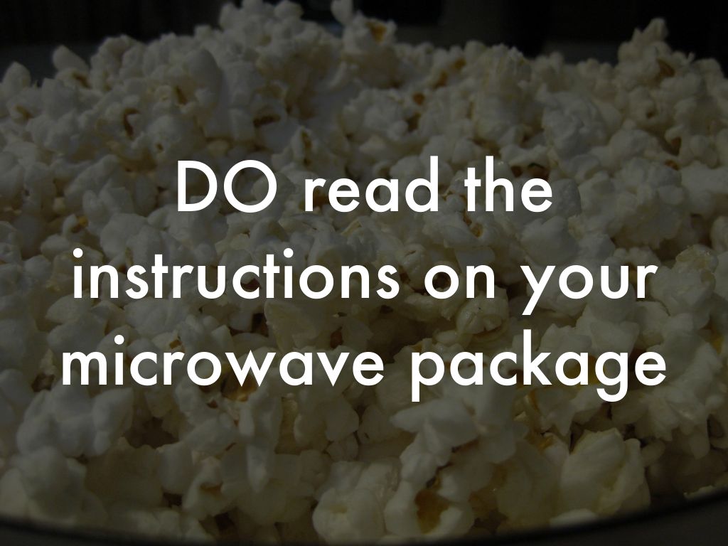 Microwave Safety by Amy Cataldo