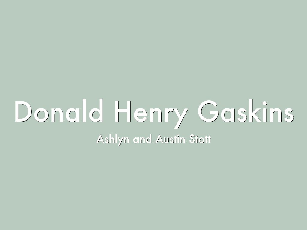 Donald Henry Gaskins