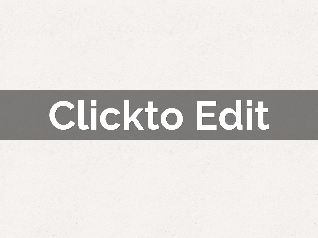 Clickto Edit