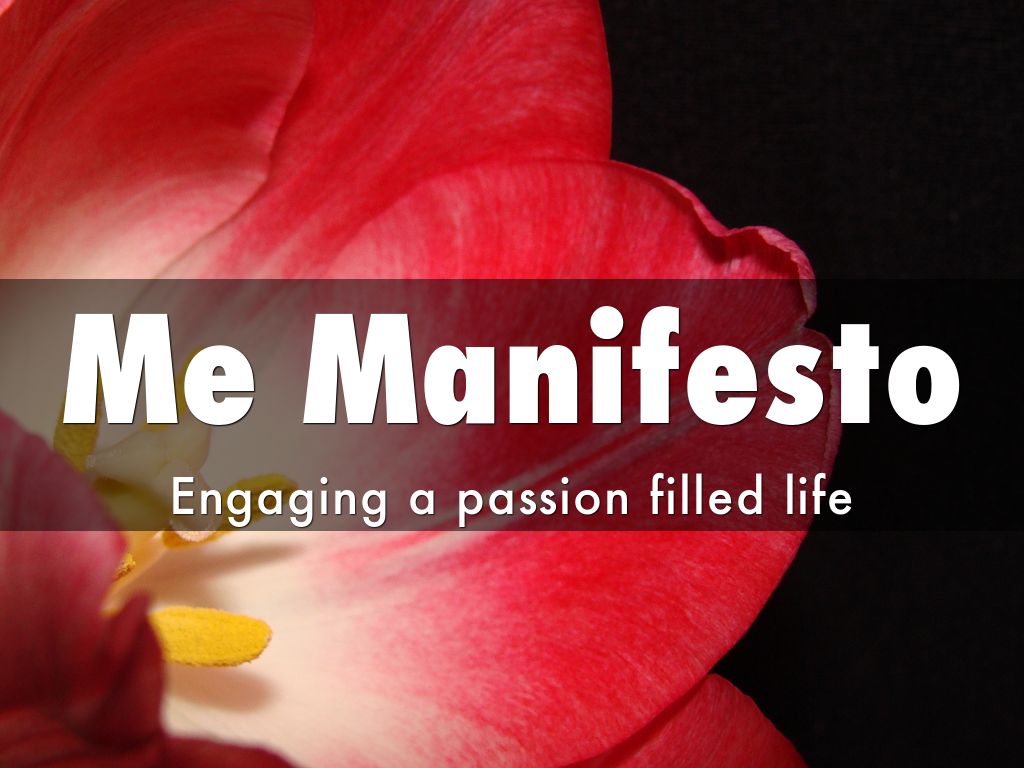 Me Manifesto