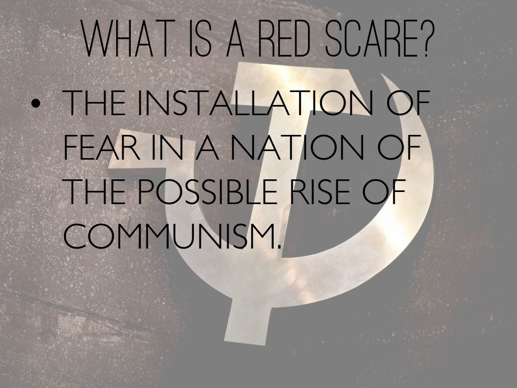 The Red Scare