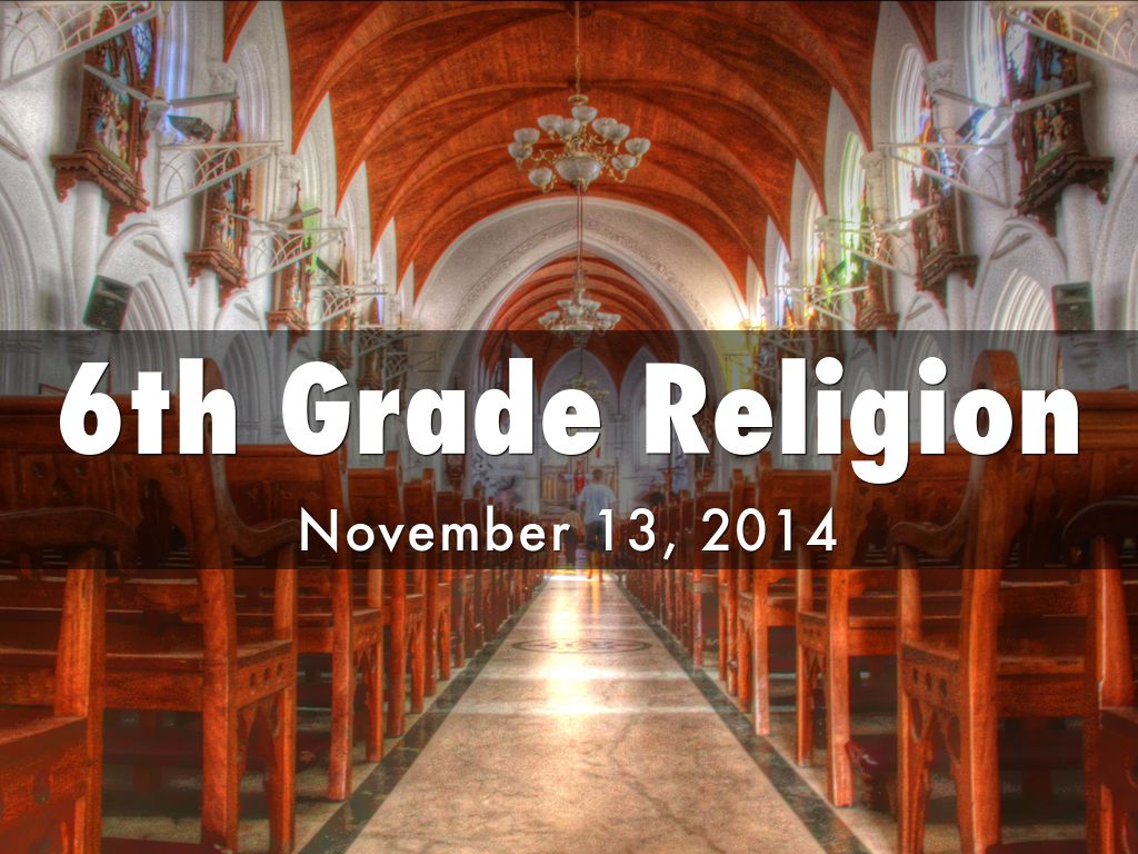 6th Grade Religion