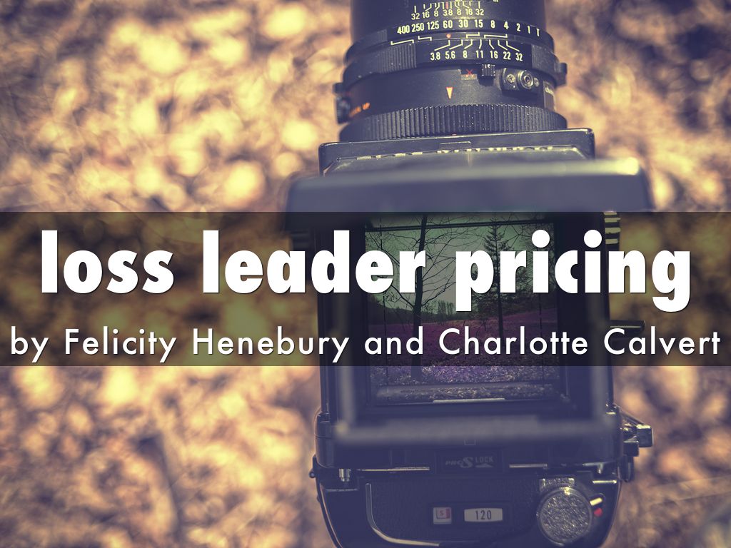 loss leader pricing