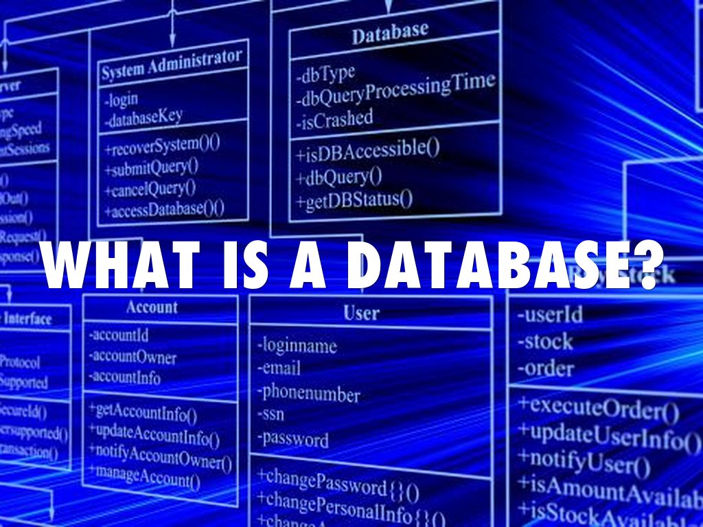 what is a database? by tyler.escoto