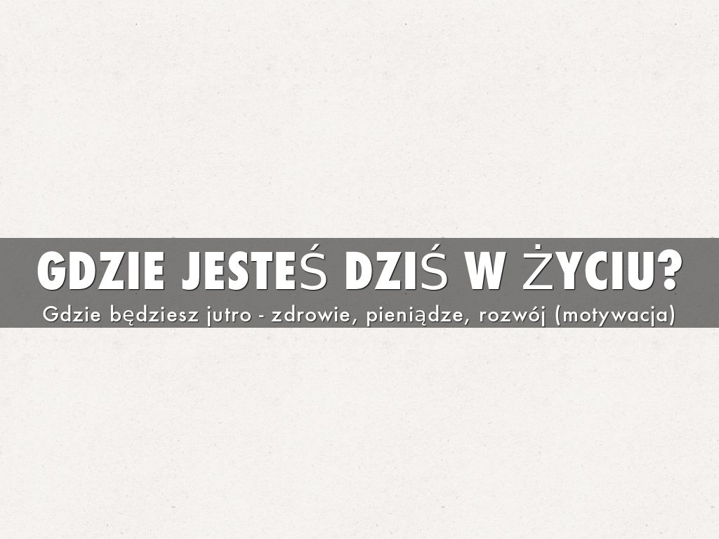 NOWE ŻYCIE W 120 DNI
